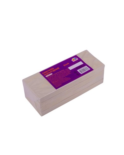 Пластилін скульптурний «Творчість» білий 400 г, ТМ Гамма-Н