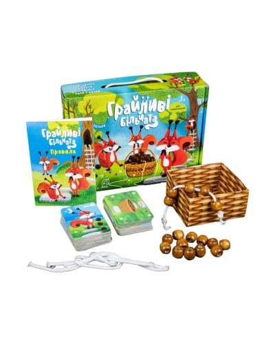 Гра настільна «Грайливі білченята», у коробці 27,7х18,3х5,8 см, ТМ Strateg
