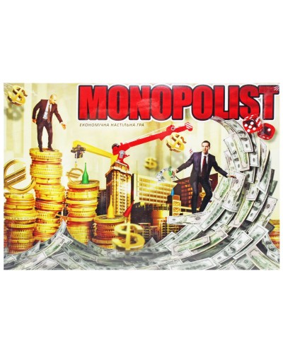 Гра настільна «Monopolist» економічна, у коробці 36х25х4 см, ТМ Данко Тойс