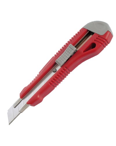 Ніж канцелярський з шириною леза 18 мм та металевими направляючими, автофіксатор, ТМ Axent