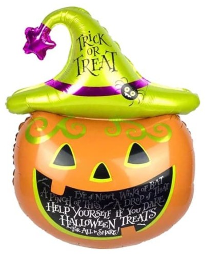Кульки фольговані «Гарбуз Хеллоуїн» 72х45 см, ТМ Leader