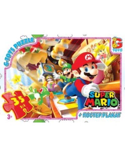 Пазли 35 елементів «Маріо» ТМ G-Toys