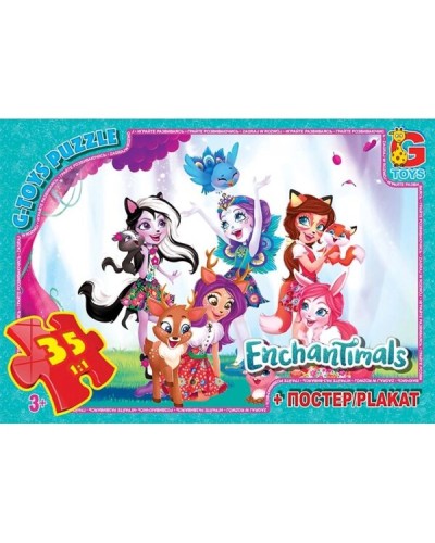 Пазли «Enchantimals» на 35 елементів, ТМ G-Toys