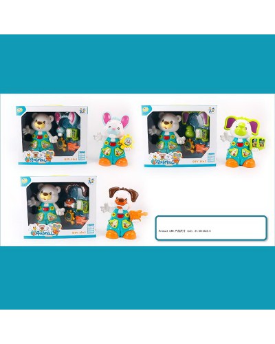 Трансформер 2 в 1 музичний зі світло м та звуком, на батарейці, в асортименті, у коробці 31,5х13,х26 см