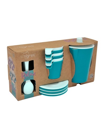 Набір посуду «Кавовий Релакс» 19 елементів, ТМ Tигрес