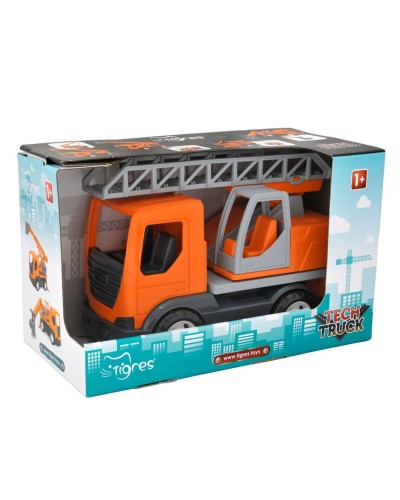 Пожежна машина «Tech Truck» інерційна, у коробці 19х30х14,5 см, ТМ Тигрес