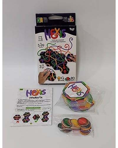 Гра настільна «Hexis» розважальна, у коробці 16х9х2,5 см, ТМ Данко Тойс