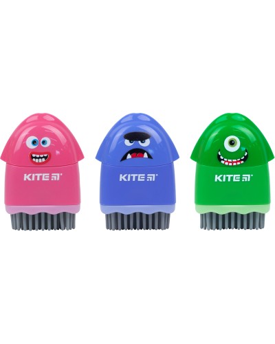 Точилка «Faces», з контейнером та гумкою, в асортименті, TM Kite