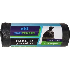Пакети для сміття «Megatender» 30 шт на 35 л