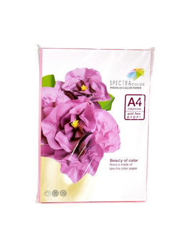 Папір кольоровий А4 на 100 аркушів 160 г/м2, пастель жовтий, CRYSTAL COLOR PAPER