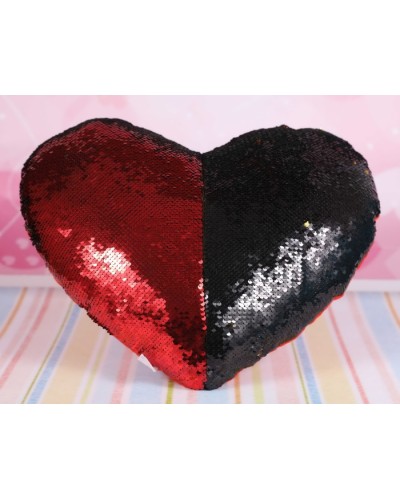 Серце з паєтками «1» 42 см, ПП Копиця