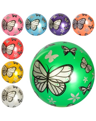 М'яч дитячий «Метелики» 22,5 см вагою 60-65 грам, в асортименті