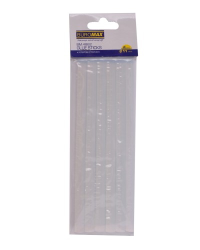 Клей - стрижні для клейового пістолету 25 см, діаметр 11 мм, ТМ Buromax