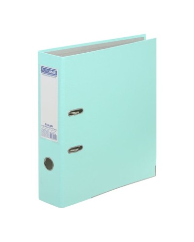 Папка-реєстратор «ETALON PASTEL» А4 одностороння збірна м'ятна, 70 мм, ТМ Buromax
