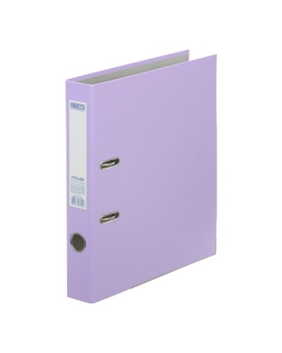 Папка-реєстратор «ETALON PASTEL» А4 одностороння збірна 50 мм, бузкова, ТМ Buromax