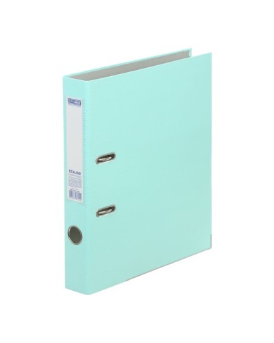 Папка-реєстратор «ETALON PASTEL» А4 одностороння, збірна, 50 мм, м'ятна, ТМ Buromax