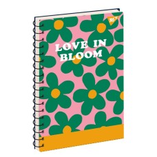 Блокнот «Great mood» А5 на 80 аркушів у клітинку на спіралі з ламінованою обкладинкою, ТМ YES