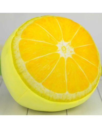 М`яка іграшка «Лимон» 27х27х22 см, ПП Копиця