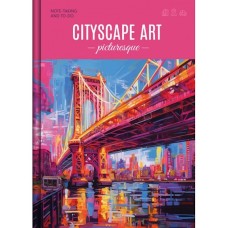 Блокнот «Міста» А6 на 48 аркушів у клітинку з тверда палітуркою та ламіною обкладинкою, в асортименті, ТМ Рюкзачок