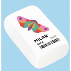 Гумка прямокутна біла 3,9х2,3х1,3 см, TM MILAN