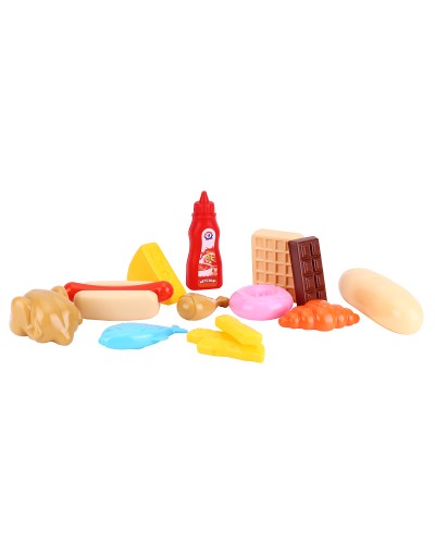 Набір «Продукти» з 16 предметів, у сітці 17х17х12 см, ТМ Технок