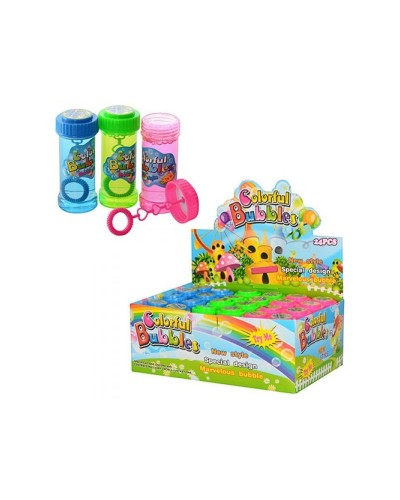 Мильні бульбашки 8,5 см 50 мл в асортименті, у дисплеї 24х16х9,5 см