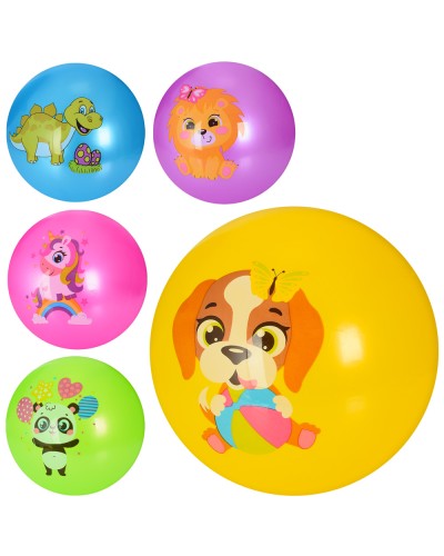 М'яч дитячий «Тварини» 22,5 см вагою 60 г, в асортименті