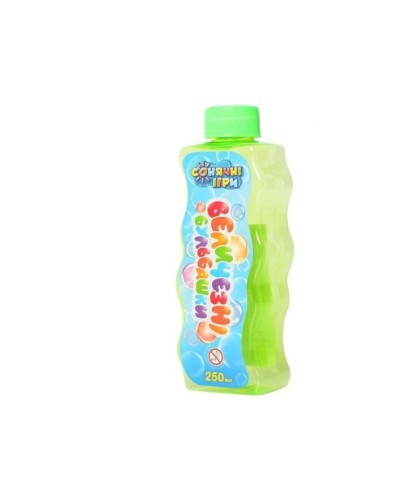 Запаска до мильних бульбашок 250 мл, 16х5,5х4 см