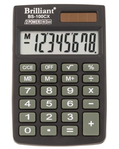 Калькулятор «Brilliant» 10х8,8 см, BS-100С