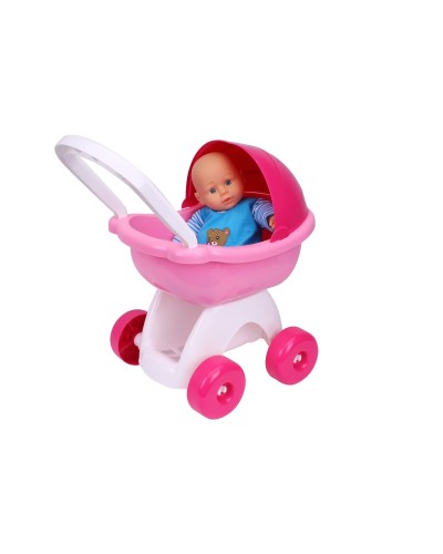 Візочок для ляльки 46х48х29 см, у коробці 37х27,5х19 см, ТМ Технок