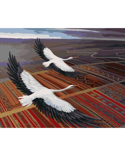 Картина за номерами «Над рідною землею© Олег Шупляк» 40х50 см, ТМ Ідейка