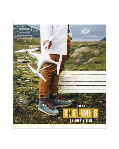 Зошит на 60 аркушів у лінію «Мікс хлопчики», №2234, ТМ Brisk