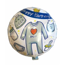 Кульки фольговані «It's a boy», таблетка, 46 см, ТМ Leader