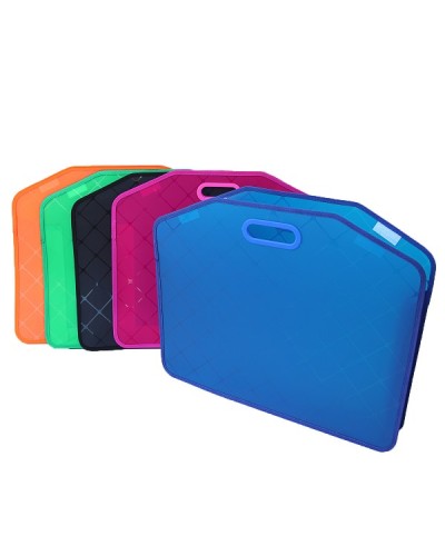 Папка-портфель «Геометрія» А3 на липучках, з ручками, в асортименті