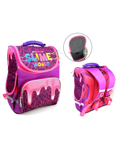 Ранець-короб «Slime world», ортопедичний, 34х26х15 см, ТМ Space