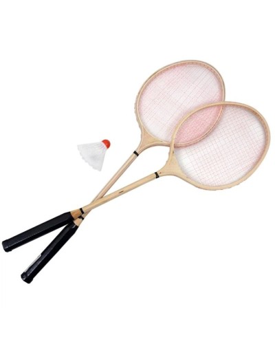 Бадмінтон: 2 ракетки та волан, в асортименті, у сітці 66 см