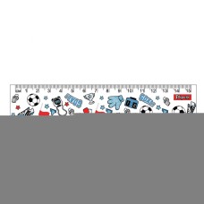 Лінійка «Football», 15 см, ТМ 1 Вересня