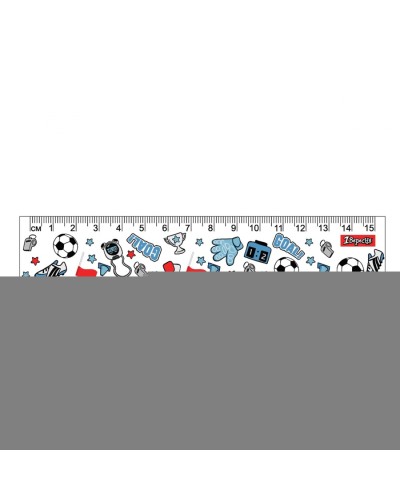 Лінійка «Football», 15 см, ТМ 1 Вересня