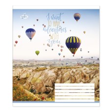 Зошит на 60 аркушів у лінію «Нейтральний мікс», №2260, ТМ Brisk