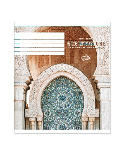 Зошит, 96 аркушів, лінія, « Нейтральний мікс», №2238, ТМ Brisk