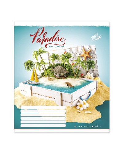 Зошит, 24 аркуші, лінія, «Нейтральний мікс №1», №2253, ТМ Brisk