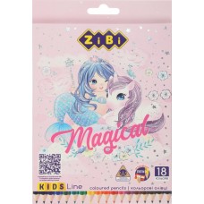 Олівці « МАГІЯ» на 18 кольорів, ТМ KIDS Line