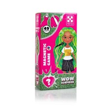 Гра настільна «Магнітна одягалка» з 43 магнітів, ляльки та сюрпризу, у коробці 14х7х27,5 см, ТМ Vladi Toys