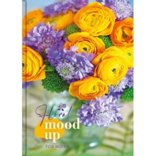 Блокнот «Квіти» А5 на 64 аркуші у клітинку з твердою ламінованою обкладинкою, в асортименті, ТМ Рюкзачок