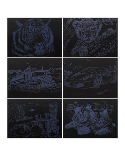 Креативна творчість «Гравюра А4» економ, у пакеті 21х29 см, ТМ Данко Тойс