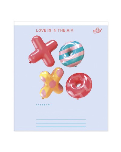 Зошит на 48 аркушів у лінію «Мікс Дівчинки», №2271, ТМ Brisk