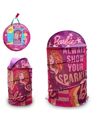 Кошик для іграшок «Barbie» 43х43х60 см, у сумці 49х49х3 см