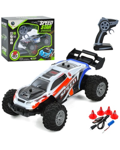 Машина р/у 2,4 G, акум, USB зар, в асортименті, в кор-ці, 23,5-20-9,5 см