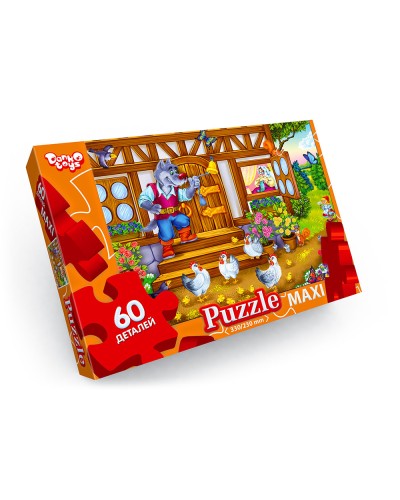 Пазли на 60 елементів максі , ТМ Данко Тойс