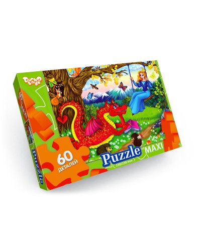Пазли на 60 елементів максі , ТМ Данко Тойс